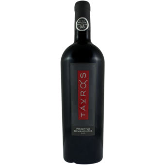 Bottle shot for 2015 Bollina Tavros Primitivo Di Manduria