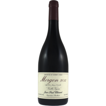 Bottle shot for 2015 Jean Paul Thevenet Morgon Vieilles Vignes