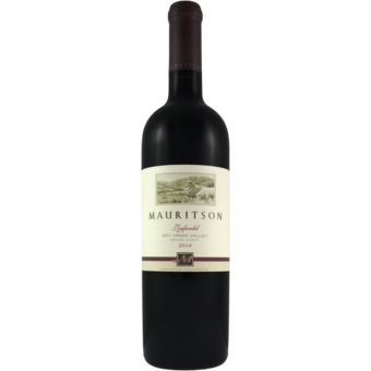 Bottle shot for 2014 Mauritson Dry Creek Valley Zinfandel