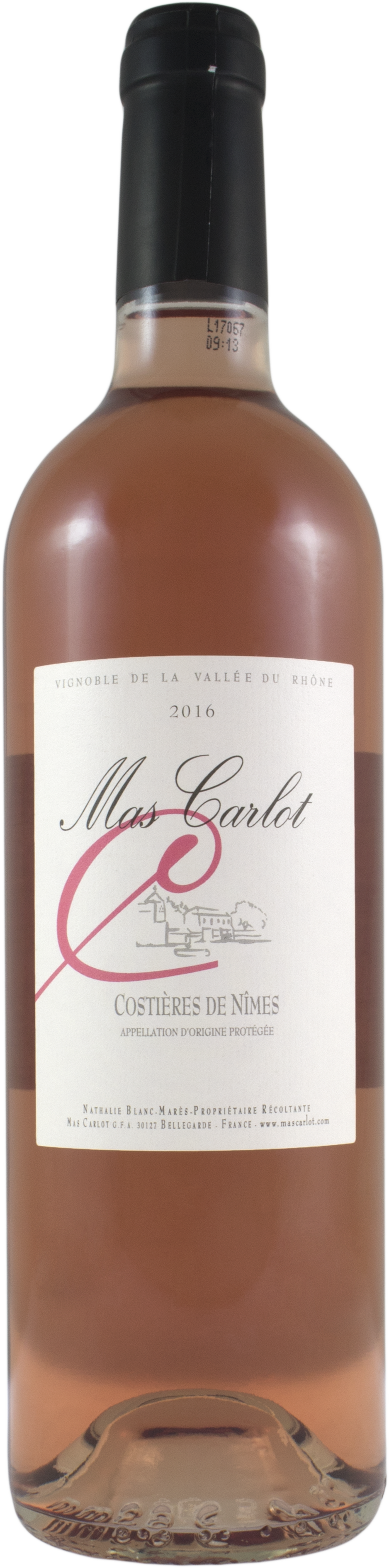 2016 Mas Carlot Costieres De Nimes Rose Wine Library