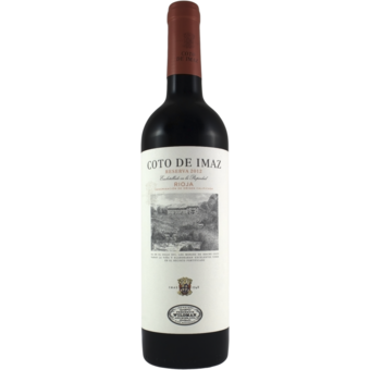 Bottle shot for 2012 El Coto De Imaz Reserva Rioja