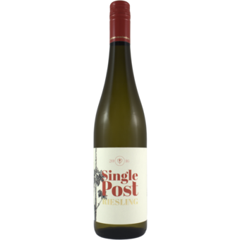 Bottle shot for 2016 Single Post Riesling