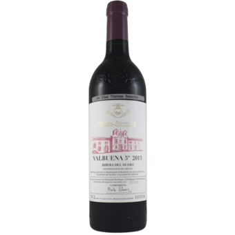 Bottle shot for 2013 Vega Sicilia Valbuena Ribera Del Duero