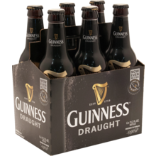 Product image for  Guinness Draft Bottles 6pk