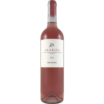 Bottle shot for 2017 Kir Yianni Rose Akakies
