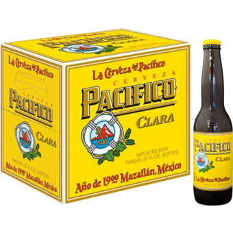 Bottle shot for  Pacifico Beer 12pk Bottles