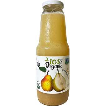 Bottle shot for  Ios Organic Pear Juice