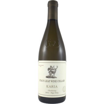 Bottle shot for 2016 Stags Leap W.C. Chardonnay Karia