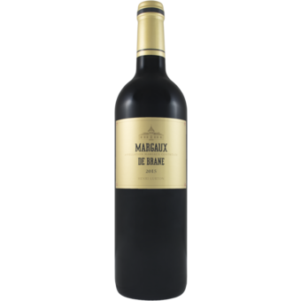 Bottle shot for 2015 Chateau Brane Cantenac, Margaux De Brane