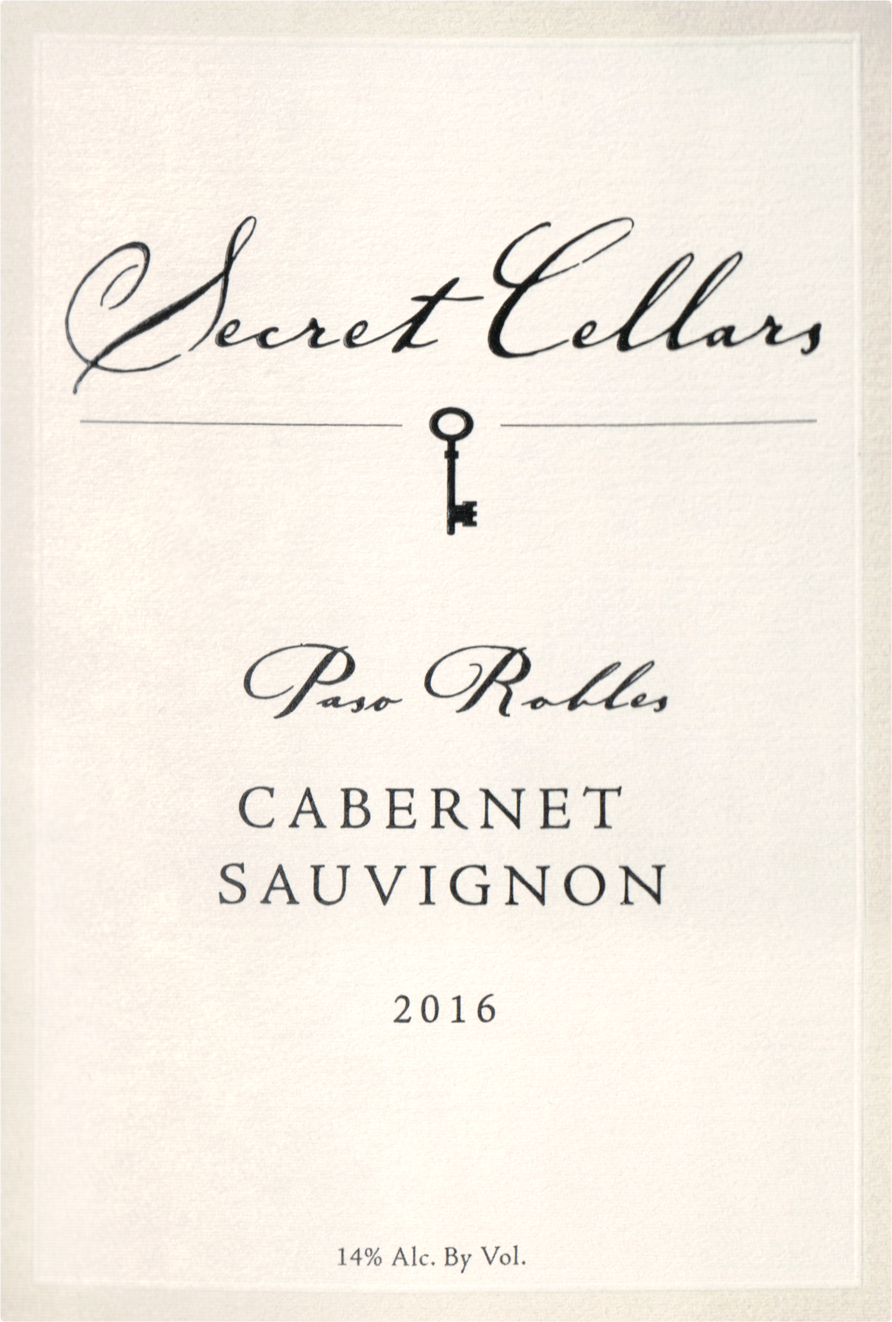 2016 Secret Cellars Sauvignon Wine Library