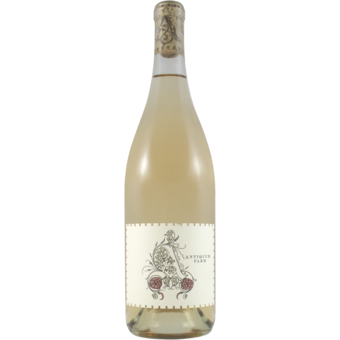 Bottle shot for 2017 Antiquum Farm Pinot Gris Rose 'Aurosa' (Orange Wine) Willamette Valley