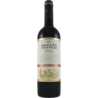 Bottle shot for 2015 Hazana Vinas Viejas Rioja