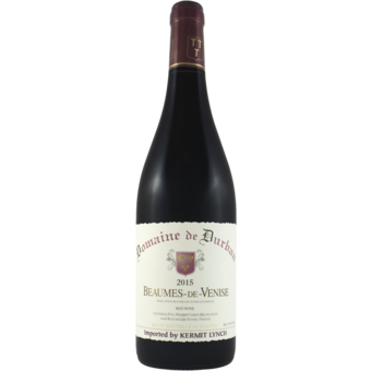 Bottle shot for 2015 Domaine De Durban Beaumes De Venise Rouge
