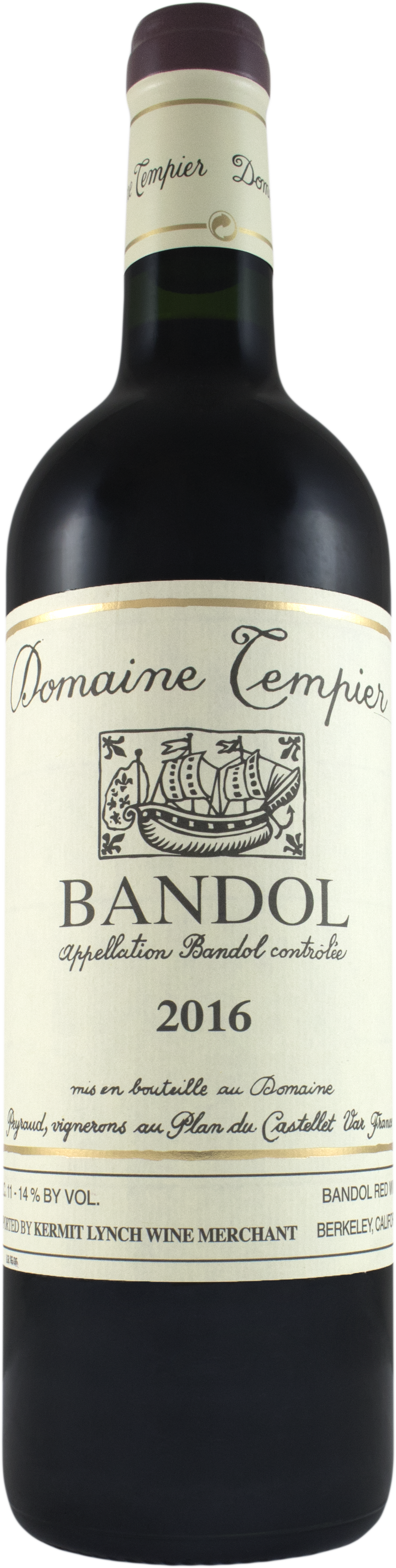 2016 Domaine Tempier Bandol Rouge Wine Library