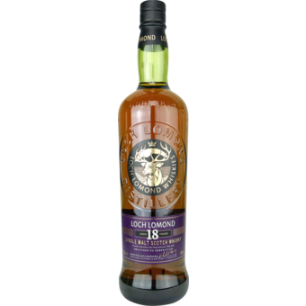 Bottle shot for  Loch Lomond 18 Year Old Inchmurrin