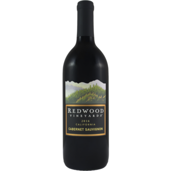 Bottle shot for 2016 Redwood Cabernet Sauvignon
