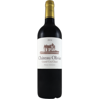 Bottle shot for 2014 Chateau Olivier