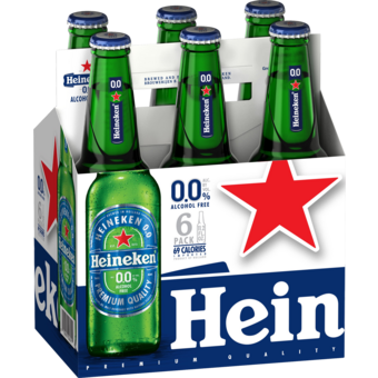 Bottle shot for  Heineken 0.0 6pk