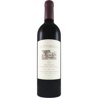 Bottle shot for 2015 Spottswoode Cabernet Sauvignon Napa Valley