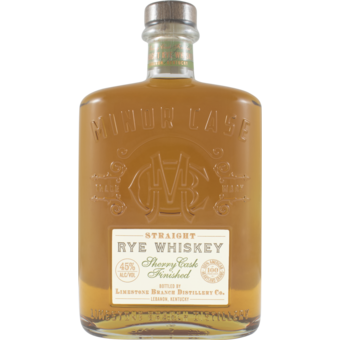Bottle shot for  Minor Case Rye Whiskey Sherry Cask Finished