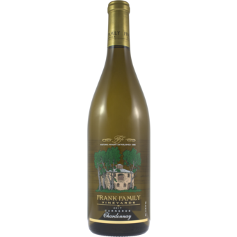 Bottle shot for 2017 Frank Family Chardonnay
