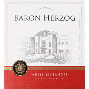 Label shot for 2018 Baron Herzog White Zinfandel