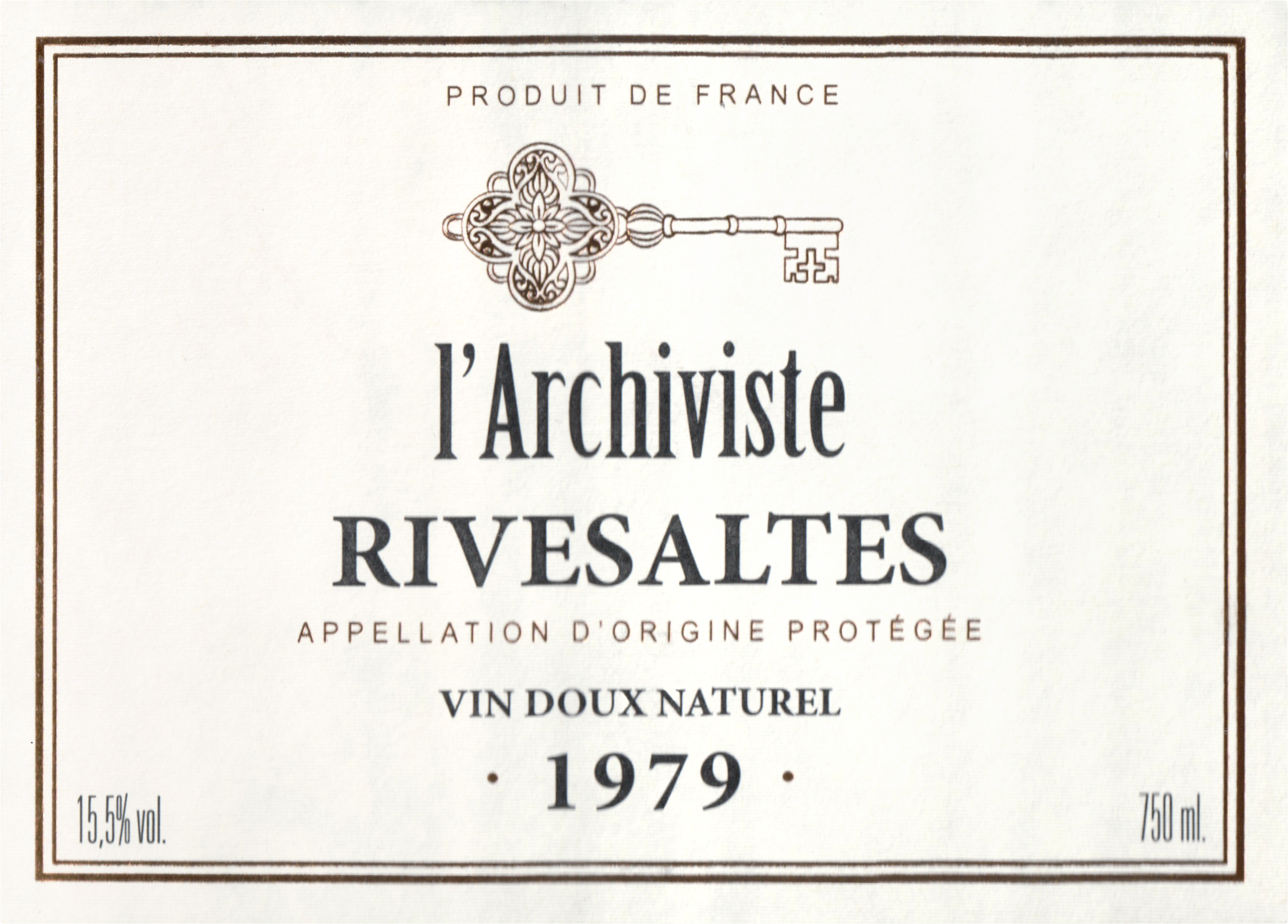 1979 L'archiviste Rivesaltes | Wine Library