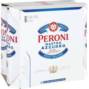 Bottle shot for  Peroni 6pk Cans