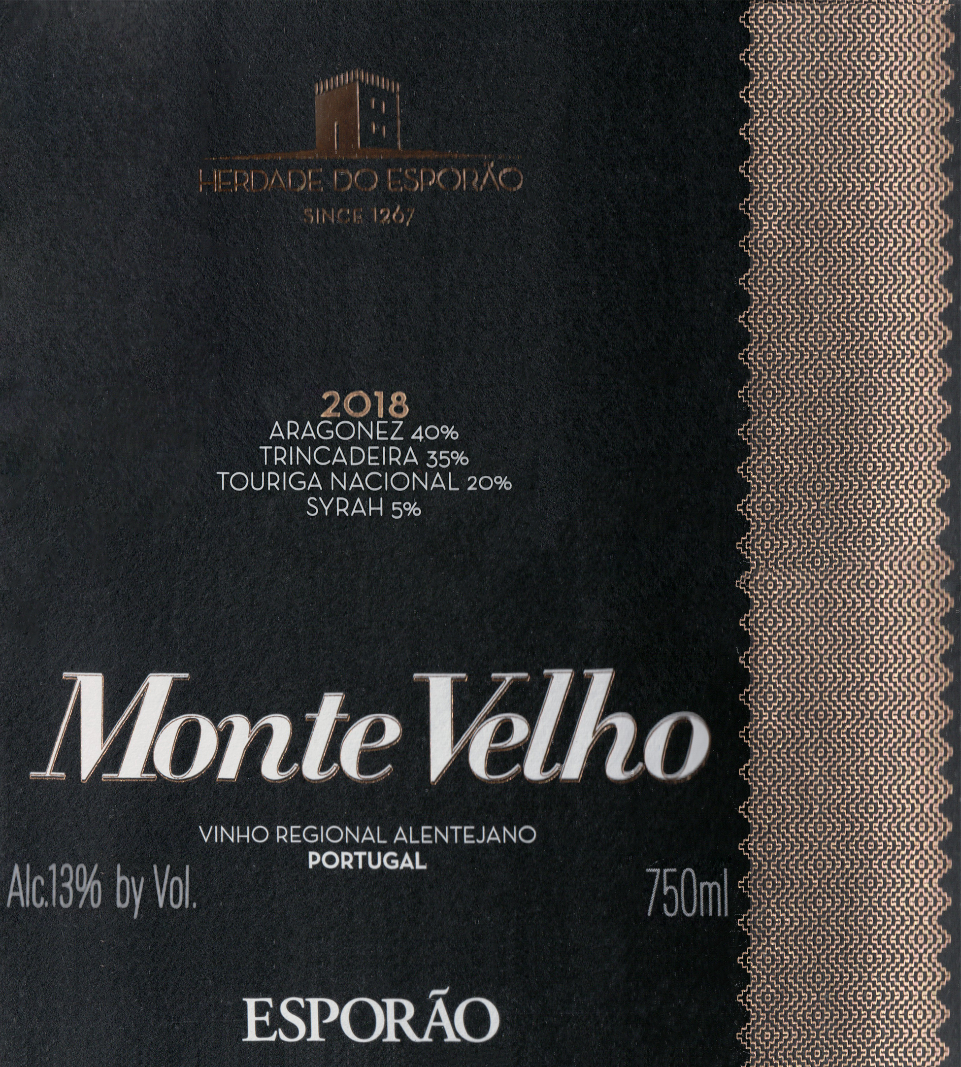 2018 Esporao Monte Velho Red Wine Library