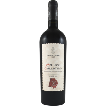 Bottle shot for 2015 Leone De Castris Riserva Salice Salentino