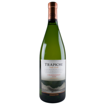Bottle shot for 2009 Trapiche Oak Cask Chardonnay