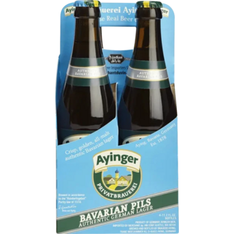 Bottle shot for  Ayinger Bavarian Pils 6 4pk