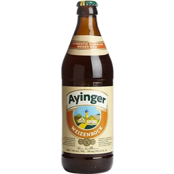 Bottle shot for  Ayinger Weizenbock 16.9