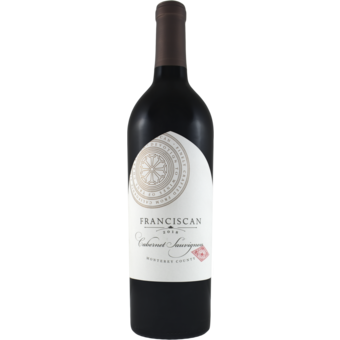Bottle shot for 2018 Franciscan Cabernet Sauvignon