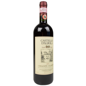 Bottle shot for 2008 Castello D'albola Chianti Classico