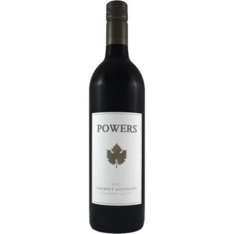 Bottle shot for 2017 Powers Cabernet Sauvignon