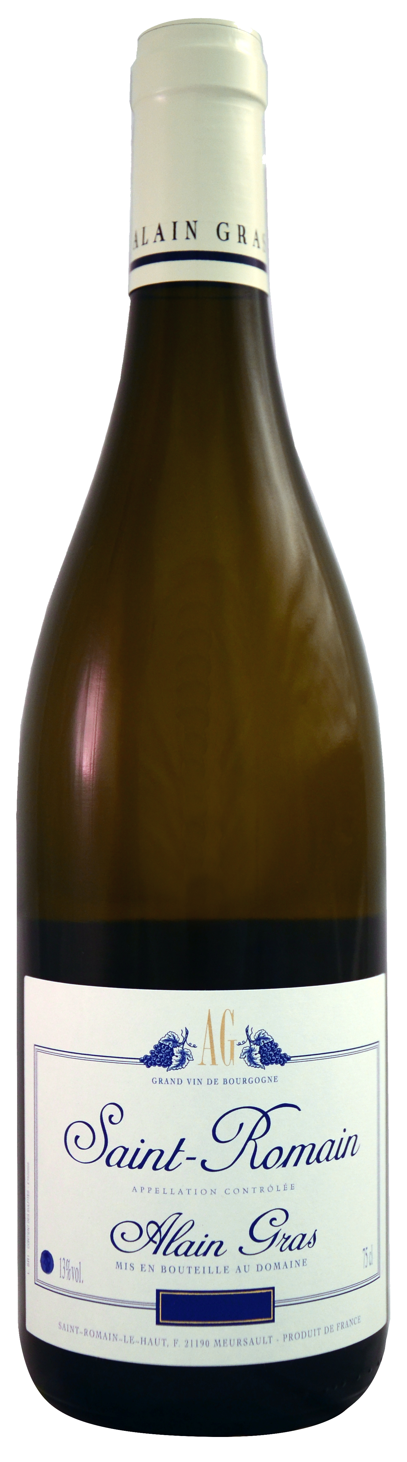 2016 Alain Gras Saint Romain Blanc Wine Library