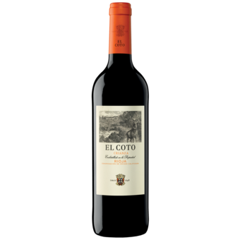 Bottle shot for 2018 El Coto Rioja Crianza