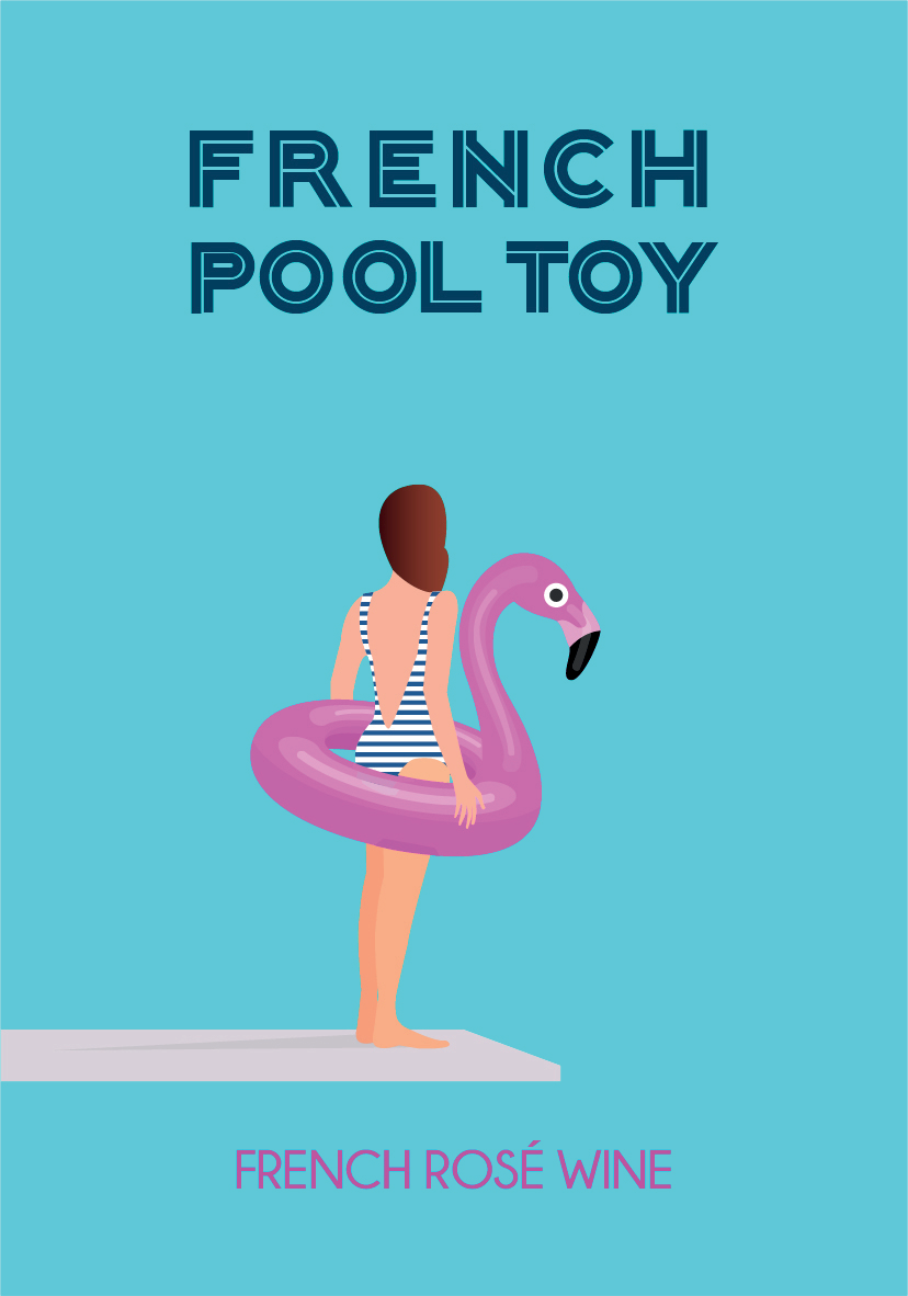 2019 French Pool Toy Rose Wine Library