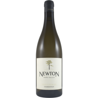 Bottle shot for 2017 Newton Unfiltered Chardonnay