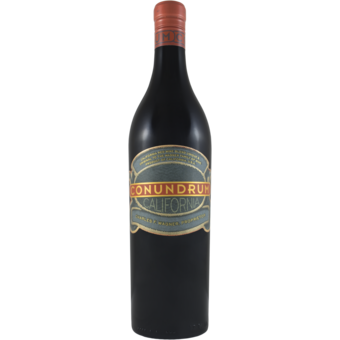 Bottle shot for 2018 Conundrum Red Blend