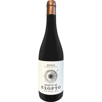 Bottle shot for 2019 Exopto Bozeto Tinto Rioja