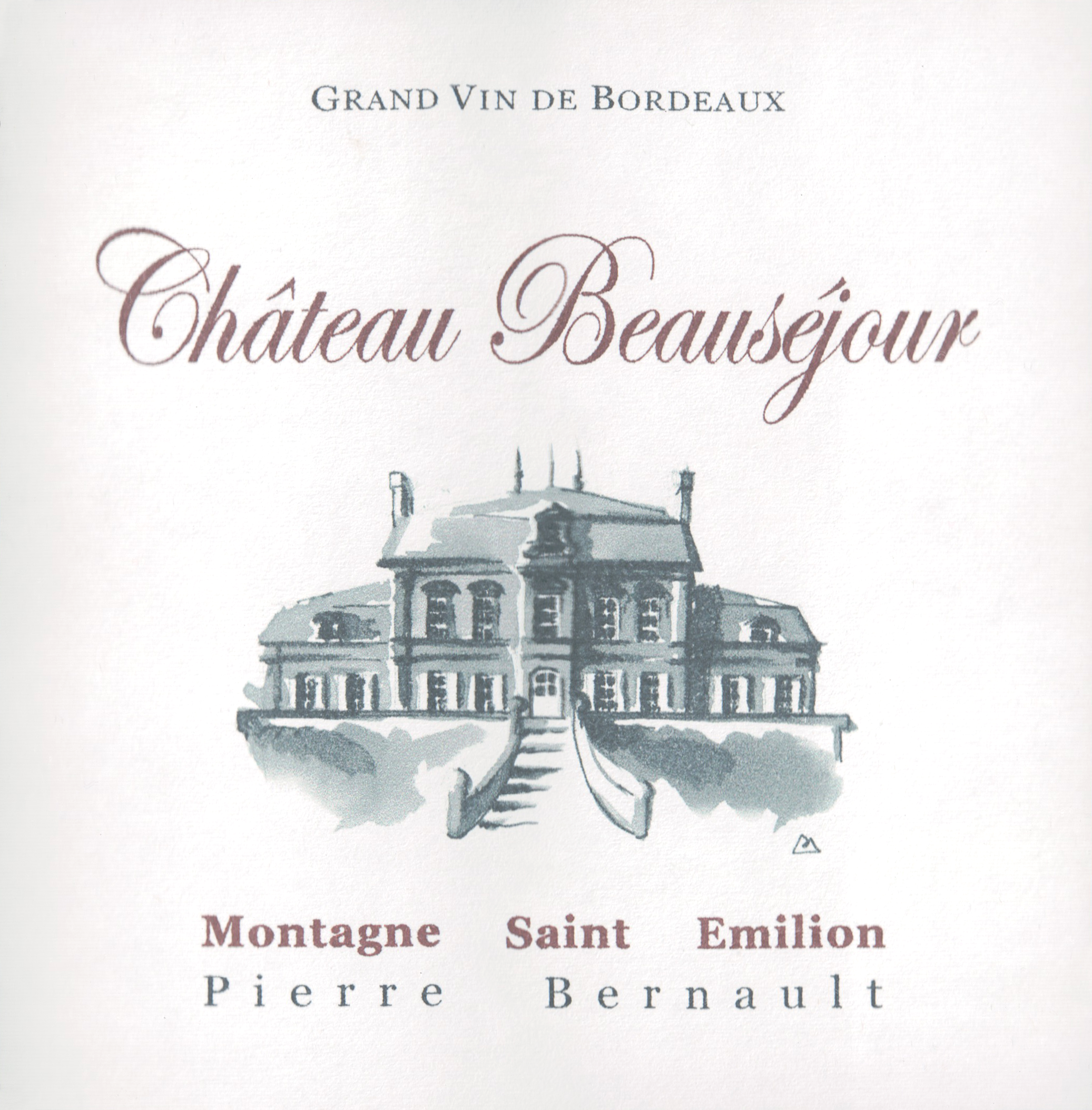 2012 Chateau Beausejour Montagne "Beausejour" Wine Library