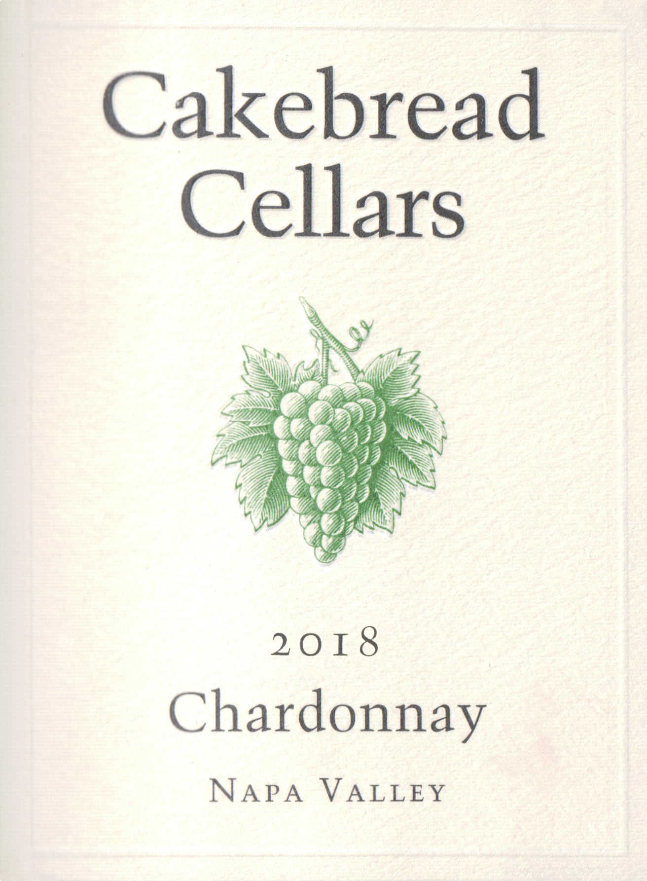 2018 Cakebread Cellars Chardonnay Napa Valley Wine Library