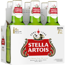 Product image for  Stella Artois 6pk 7oz Bottles