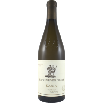 Bottle shot for 2018 Stags Leap W.C. Chardonnay Karia