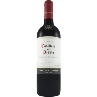 Bottle shot for 2019 Casillero Del Diablo Cabernet Sauvignon
