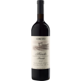 Bottle shot for 2013 Ceretto Barolo Brunate