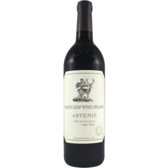Bottle shot for 2018 Stag's Leap Wine Cellars Artemis Cabernet Sauvignon