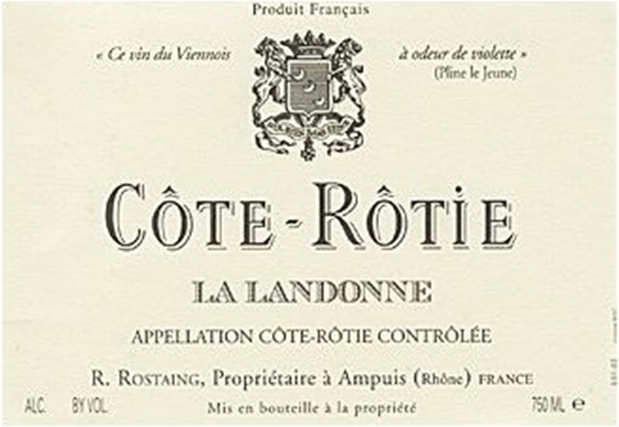 2018 Rostaing Cote Rotie La Landonne Wine Library